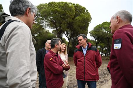 1/12/2022. Pedro Sánchez visita el Parque Nacional de Doñana. El presidente del Gobierno, Pedro Sánchez, durante su visita al Parque Naciona...