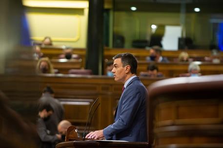 2/03/2022. Pedro Sánchez comparece en el Congreso para informar sobre la invasión rusa de Ucrania. El presidente del Gobierno, Pedro Sánchez...