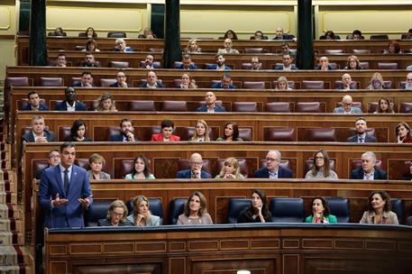 2/11/2022. Pedro Sánchez asiste a la sesión de control en el Congreso. El presidente del Gobierno, Pedro Sánchez, durante la sesión del cont...