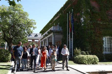 5/09/2022. Pedro Sánchez inaugura el curso político en un acto con participación ciudadana. El presidente del Gobierno pasea por los jardine...