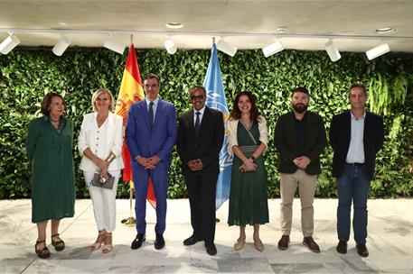7/07/2022. Encuentro de Pedro Sánchez con el director general de la OMS