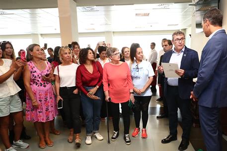 7/09/2022. El presidente del Gobierno visita la Fundación José María de Llanos. El presidente del Gobierno, Pedro Sánchez, ha sido recibido ...