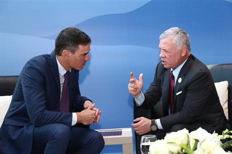 7/11/2022. Pedro S&#225;nchez asiste a la Conferencia de las Naciones Unidas sobre Cambio Clim&#225;tico (COP27). El presidente del Gobierno, Pedro S&#225;...