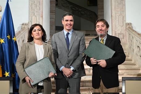 7/12/2022. Pedro S&#225;nchez preside la presentaci&#243;n del centro que impulsar&#225; el PERTE de la Nueva Econom&#237;a de la Lengua