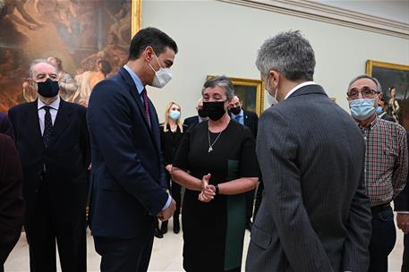 9/03/2022. Pedro Sánchez preside el acto institucional en homenaje a las víctimas del terrorismo. El presidente del Gobierno, Pedro Sánchez,...