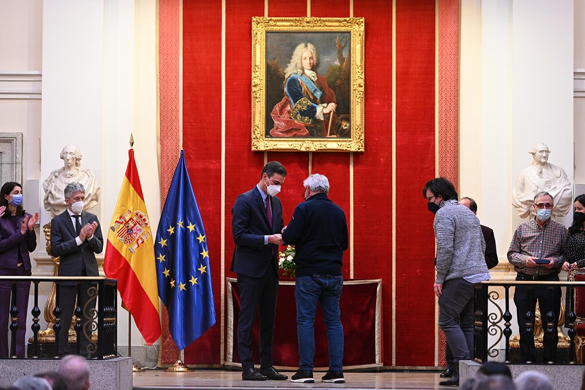 9/03/2022. Pedro Sánchez preside el acto institucional en homenaje a las víctimas del terrorismo. El presidente del Gobierno, Pedro Sánchez,...