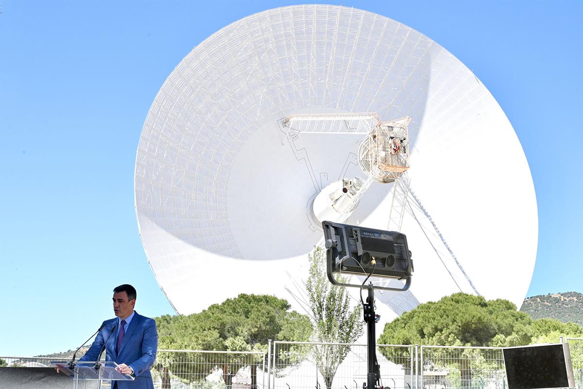 9/06/2022. Pedro Sánchez presenta el Proyecto Estratégico Aeroespacial