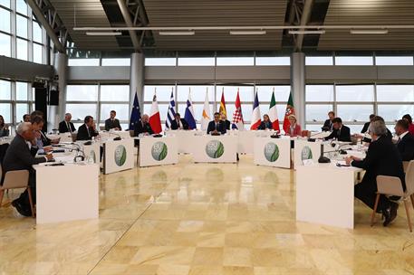 9/12/2022. IX Cumbre Euromediterr&#225;nea EU-MED9. El pleno de la IX Cumbre EU-MED9 reunido en la Ciudad de la Luz (Alicante)
