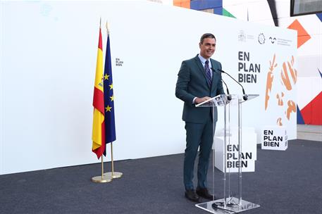 10/06/2022. Pedro S&#225;nchez clausura el acto de presentaci&#243;n del Plan Estrat&#233;gico Nacional para la Reducci&#243;n de la Obesidad Infantil. Pedro S&#225;...