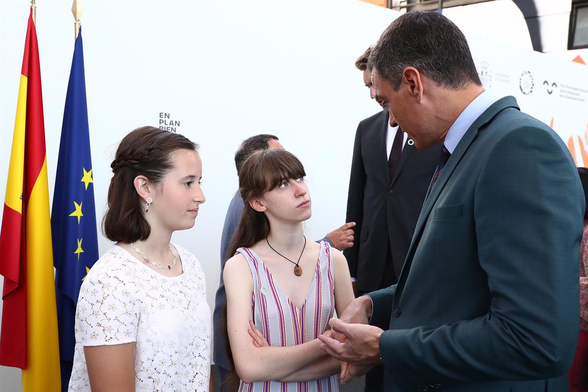 10/06/2022. Pedro Sánchez clausura el acto de presentación del Plan Estratégico Nacional para la Reducción de la Obesidad Infantil. Pedro Sá...