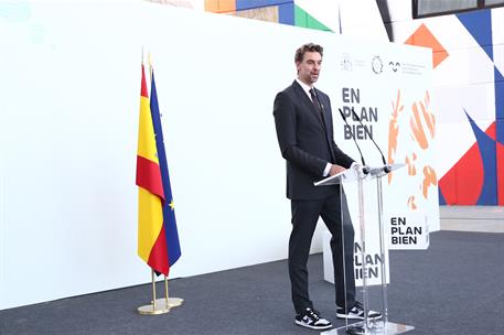 10/06/2022. Pedro Sánchez clausura el acto de presentación del Plan Estratégico Nacional para la Reducción de la Obesidad Infantil. El exjug...