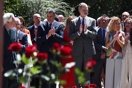 10/07/2022. Pedro S&#225;nchez participa en el homenaje a las V&#237;ctimas del Terrorismo