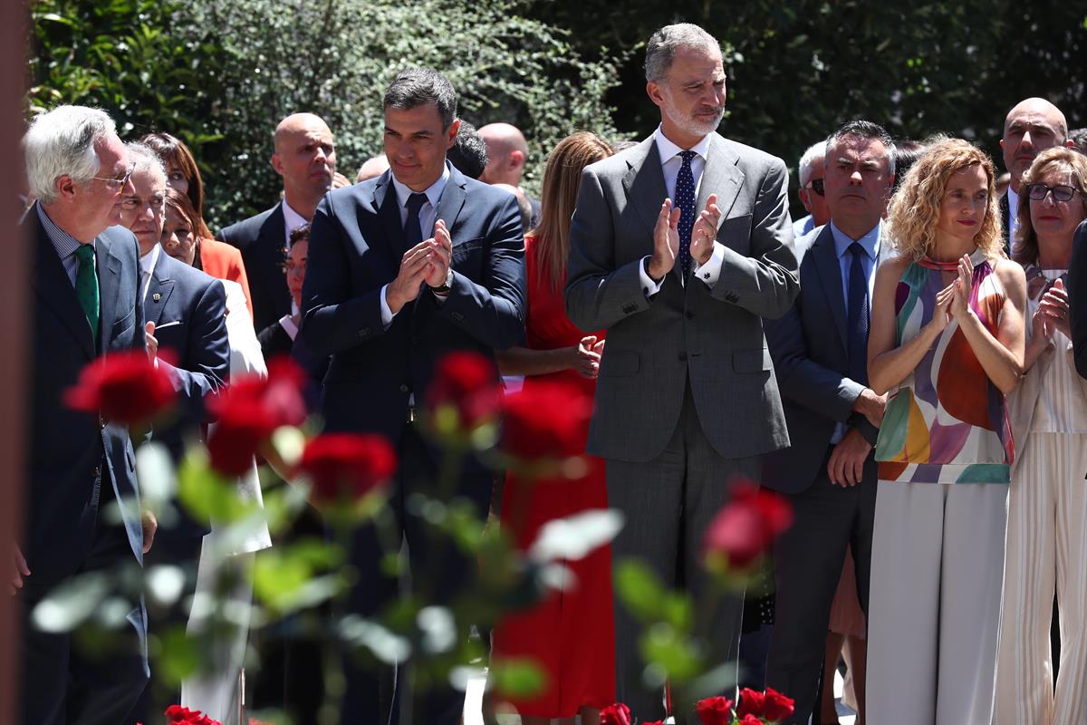 10/07/2022. Pedro Sánchez participa en el homenaje a las Víctimas del Terrorismo