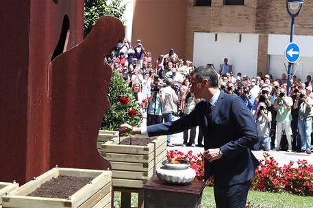 10/07/2022. Pedro S&#225;nchez participa en el homenaje a las V&#237;ctimas del Terrorismo