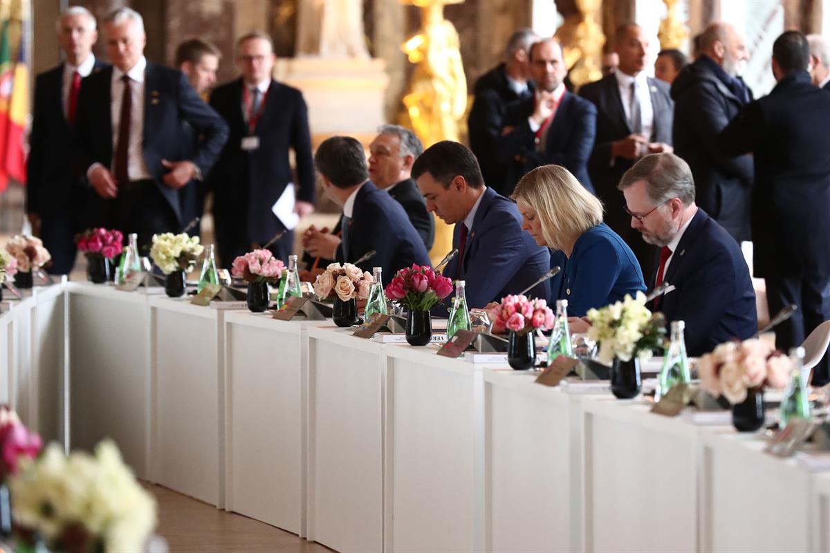 11/03/2022. Sánchez participa en la cumbre informal de los jefes de Estado y de Gobierno de la UE. El presidente del Gobierno, Pedro Sánchez...