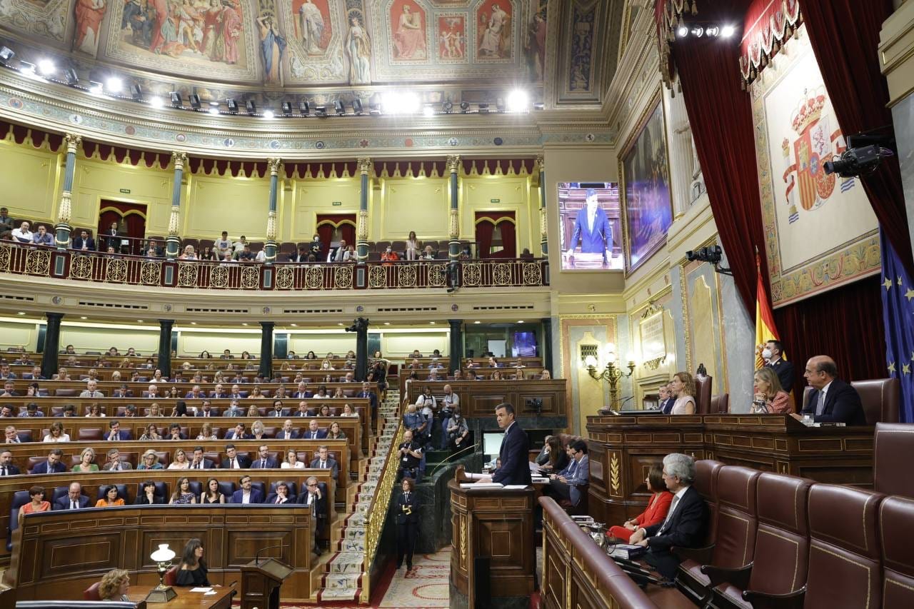 12/07/2022. Pedro Sánchez interviene en el Debate sobre el Estado de la Nación