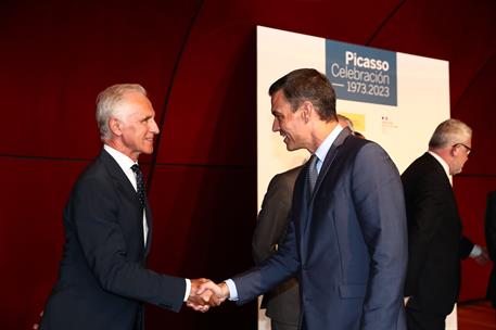 12/09/2022. El presidente del Gobierno inaugura junto a SS. MM. los Reyes el 'Año Picasso'