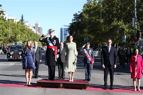 12/10/2022. El presidente del Gobierno asiste a los actos de conmemoración por el Día de la Fiesta Nacional. El presidente del Gobierno, Ped...