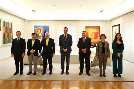 12/12/2022. S&#225;nchez recibe al Comit&#233; Espa&#241;ol de Representantes de Personas con Discapacidad (CERMI). El presidente del Gobierno, Pedro S&#225;nch...