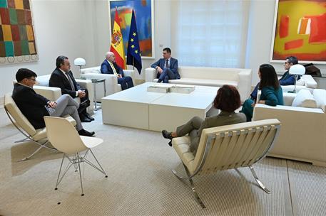 12/12/2022. Sánchez recibe al Comité Español de Representantes de Personas con Discapacidad (CERMI). El presidente del Gobierno, Pedro Sánch...