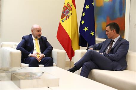 12/12/2022. Sánchez recibe al Comité Español de Representantes de Personas con Discapacidad (CERMI). El presidente del Gobierno, Pedro Sánch...