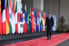 El presidente del Gobierno, Pedro Sánchez, llega a la Cumbre del G20.