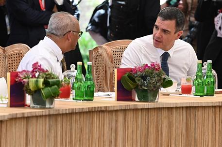 15/11/2022. Pedro Sánchez participa en la Cumbre del G20 (primera jornada)