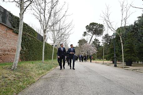 16/03/2022. El presidente recibe al primer ministro de la República de Croacia, Andrej Plenković. El presidente del Gobierno, Pedro Sánchez,...