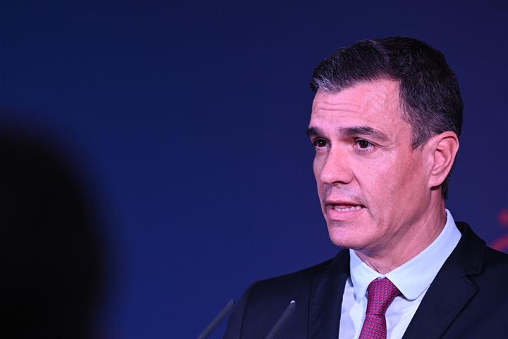 El presidente del Gobierno, Pedro Sánchez, durante su comparecencia tras la clausura de la Cumbre del G20.