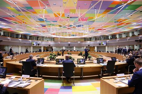 17/02/2022. Reunión informal del Consejo Europeo. Reunión informal del Consejo Europeo a la que ha asistido el presidente del Gobierno, Pedro Sánchez.