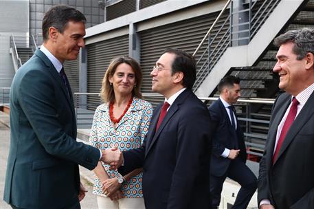 17/06/2022. Pedro S&#225;nchez interviene en el acto del D&#237;a Mundial de Lucha contra la Desertificaci&#243;n y la Sequ&#237;a 2022. El presidente del Gobie...