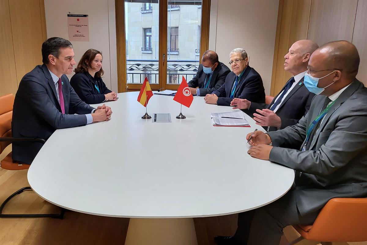 18/02/2022. Pedro Sánchez participa en la Cumbre Unión Europea-Unión Africana. El presidente del Gobierno, Pedro Sánchez, ha mantenido una r...