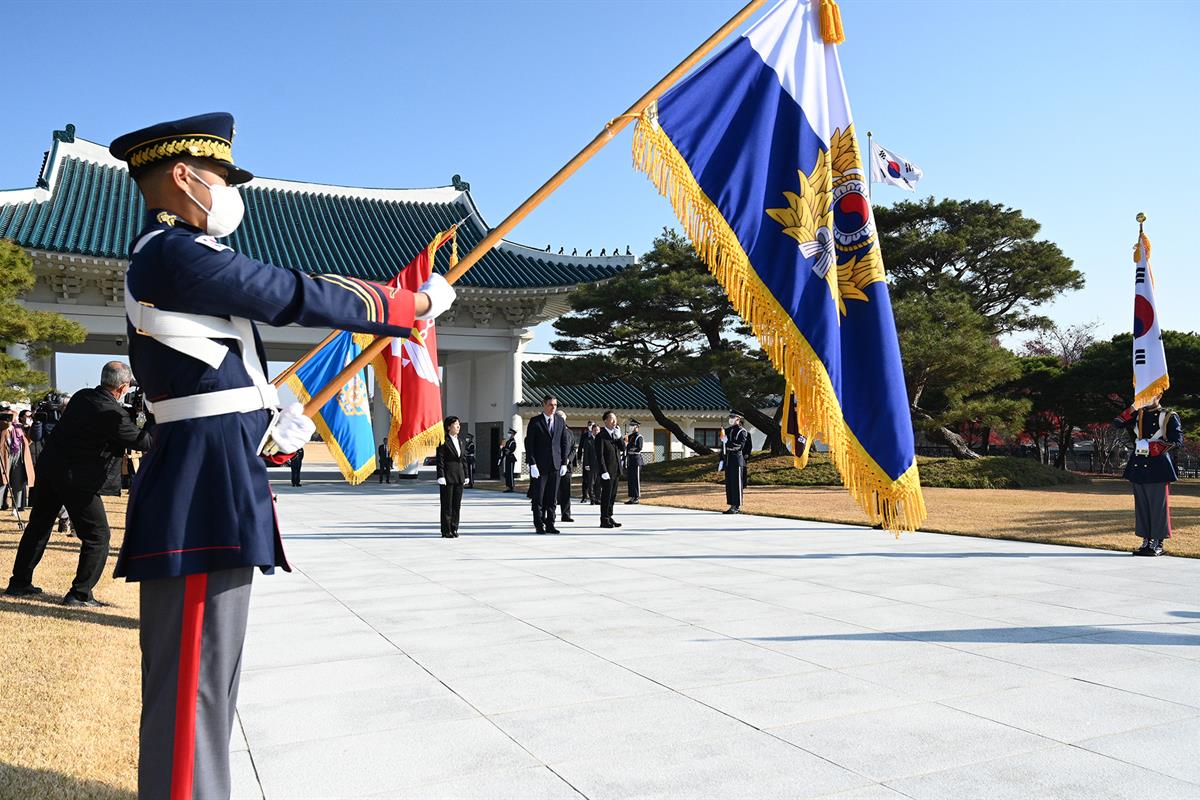 18/11/2022. Viaje oficial del presidente del Gobierno a Corea (segunda jornada)