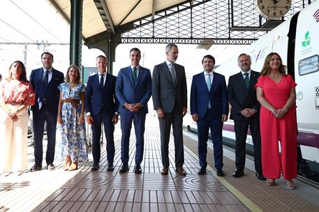 21/07/2022. Pedro S&#225;nchez asiste a la inauguraci&#243;n de la l&#237;nea AVE Madrid-Burgos