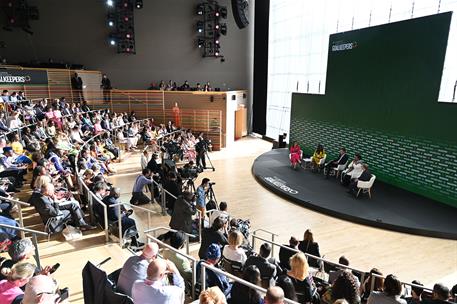 21/09/2022. Pedro Sánchez interviene en el acto Goalkeepers de la Fundación Bill y Melinda Gates. El presidente del Gobierno, Pedro Sánchez,...