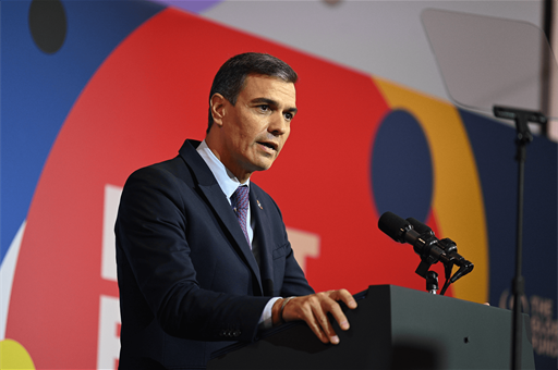 21/09/2022. Pedro Sánchez participates in the 7th Replenishment Conference for the Global Fund. Pedro Sánchez participates in the 7th Replen...