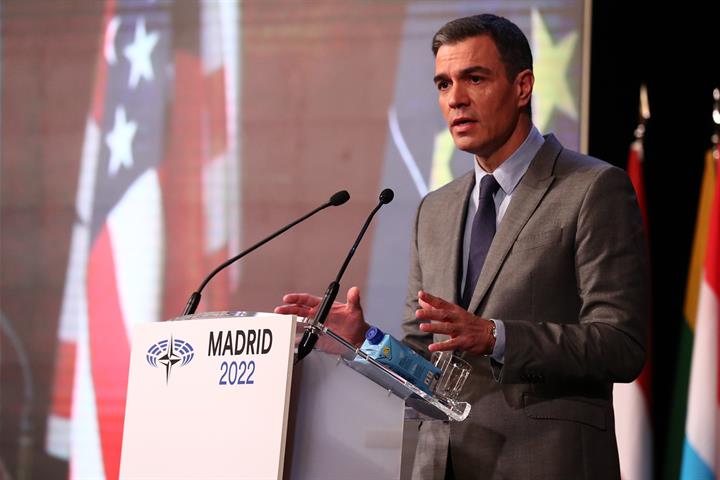 21/11/2022. Pedro Sánchez asiste a la sesión plenaria de la 68ª Asamblea Parlamentaria de la OTAN