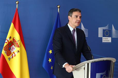 22/06/2022. Viaje del presidente del Gobierno a Bruselas