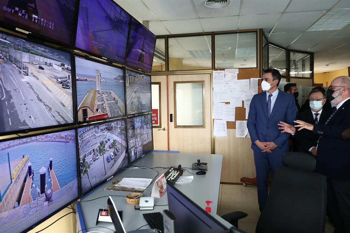 23/03/2022. El presidente del Gobierno visita Ceuta. El presidente del Gobierno, Pedro Sánchez, ha visitado el proyecto de obra de la nueva ...