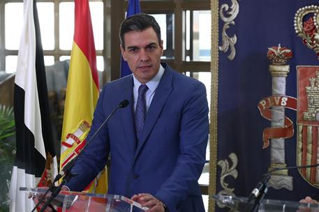 23/03/2022. El presidente del Gobierno visita Ceuta. El presidente del Gobierno, Pedro Sánchez, ha ofrecido una rueda de prensa al término d...