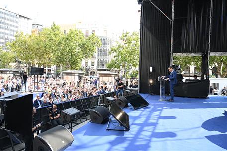 23/09/2022. Pedro Sánchez asiste a la celebración del X aniversario de 'elDiario.es'. El presidente del Gobierno, Pedro Sánchez, durante su ...