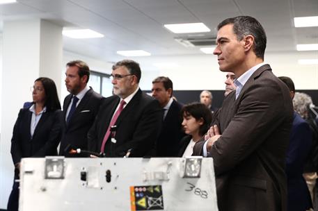24/10/2022. Pedro S&#225;nchez visita el centro de I+D+i de Renault Group. El presidente del Gobierno, Pedro S&#225;nchez, conoce los proyectos del ce...