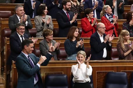 24/11/2022. Pedro Sánchez asiste al Pleno del Congreso que vota el Proyecto de PGE para 2023