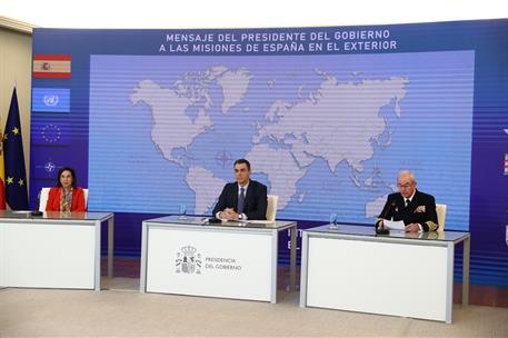 24/12/2022. Pedro S&#225;nchez da un mensaje a las tropas espa&#241;olas en misiones humanitarias. Pedro S&#225;nchez da un mensaje a las tropas espa&#241;olas ...