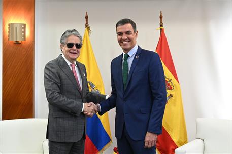 25/08/2022. Viaje oficial de Pedro S&#225;nchez a Am&#233;rica Latina: Ecuador