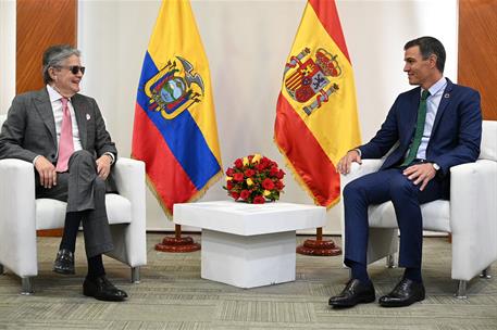 25/08/2022. Viaje oficial de Pedro Sánchez a América Latina: Ecuador
