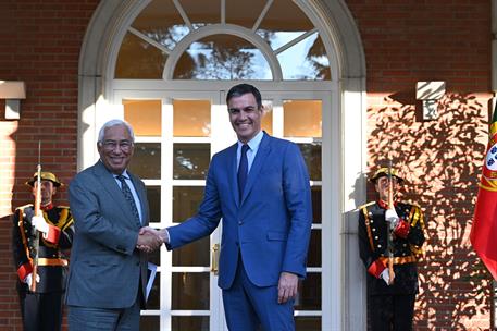 26/05/2022. El presidente del Gobierno recibe al primer ministro portugu&#233;s, Ant&#243;nio Costa. El presidente del Gobierno recibe al primer minis...