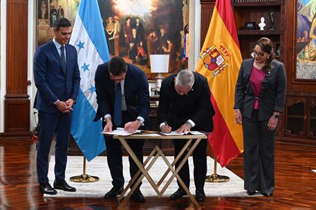 26/08/2022. Viaje oficial de Pedro Sánchez por América Latina: Honduras