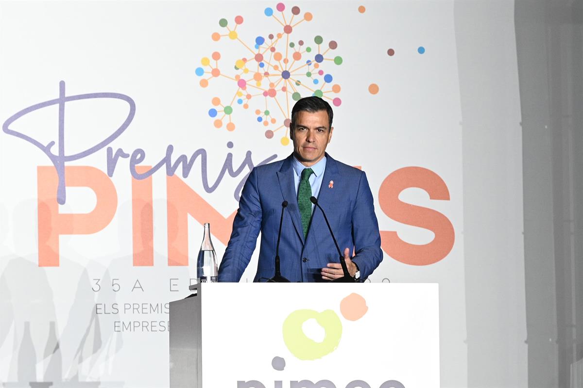 27/06/2022. Pedro Sánchez participa en la entrega de los Premios PIMEC