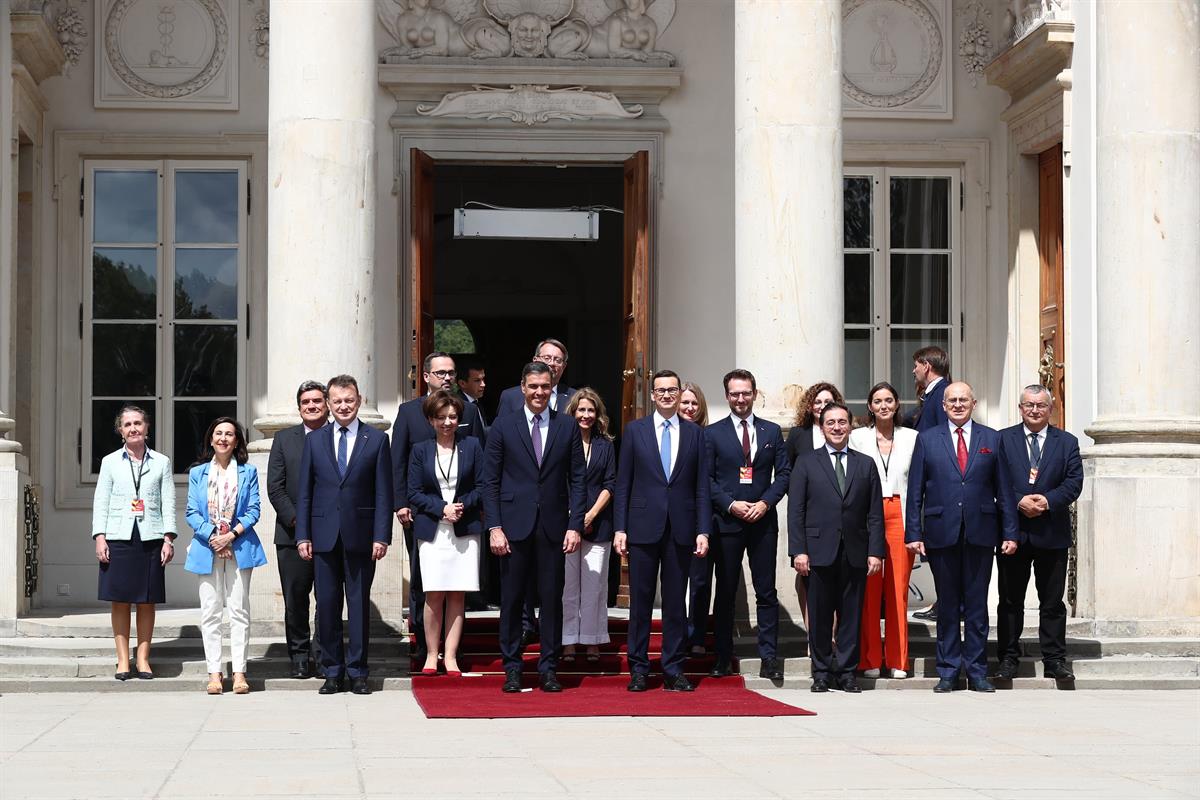 27/07/2022. Pedro Sánchez asiste a las XIV Cumbre Hispano Polaca. Pedro Sánchez asiste a las XIV Cumbre Hispano Polaca